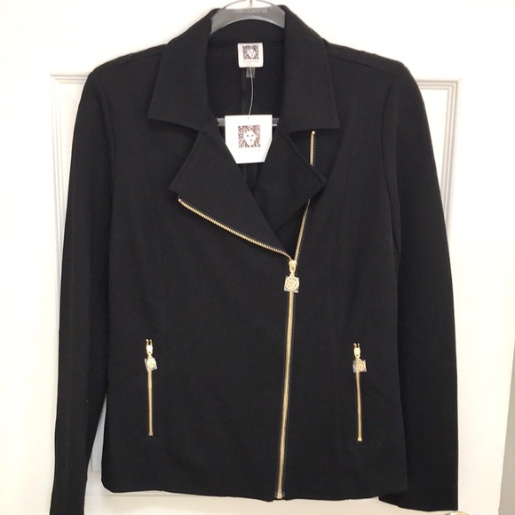 NWT Anne Klein Moto Flare Blazer - Picture 6 of 12